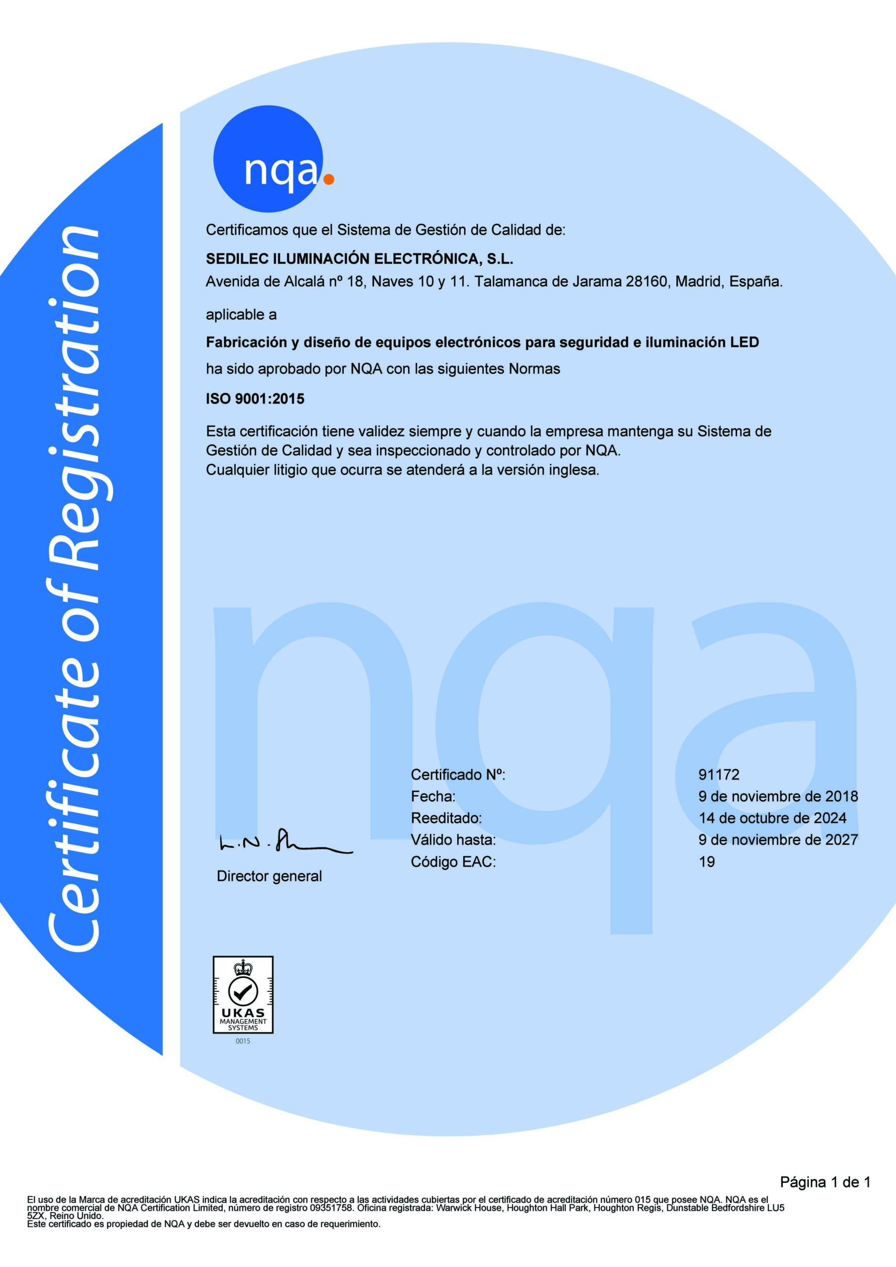 CERTIFICADO ISO 9001-2015
