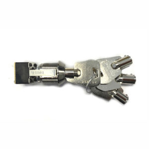 Cerradura tubular eléctrica 2 circuitos 4 llaves REF: CER-2CT