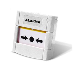 PULSADOR ANTIREHEN REARMABLE DE ALARMA REF: PUL-BK-BL
